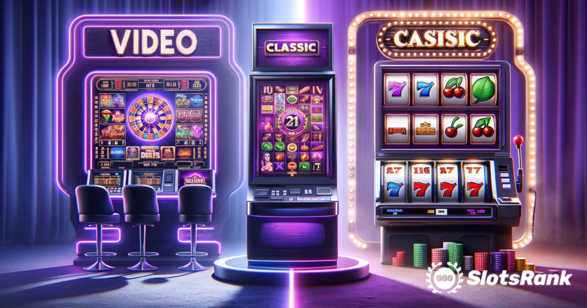 Видео срещу класически онлайн казино слотове: Кое е по-добро?